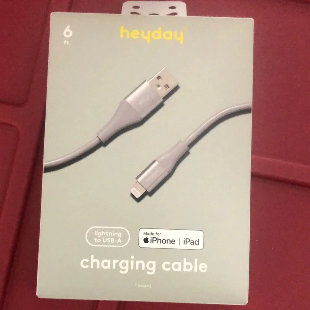 Heyday Silver Charging Cable